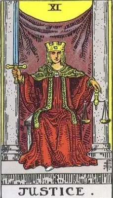 Major Arcana 11 – Sprawiedliwość